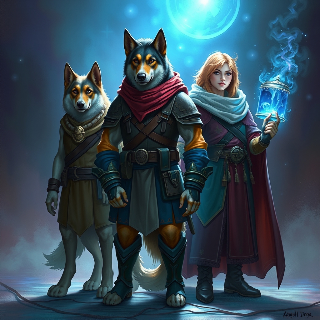 عکس سگ های نگهبان با رایدر 19