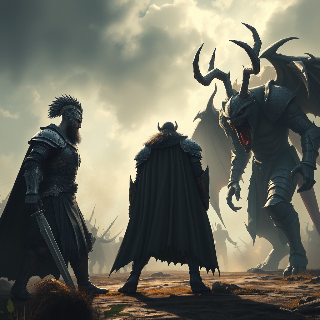 عکس رستم در مقابل ارژنگ دیو
5