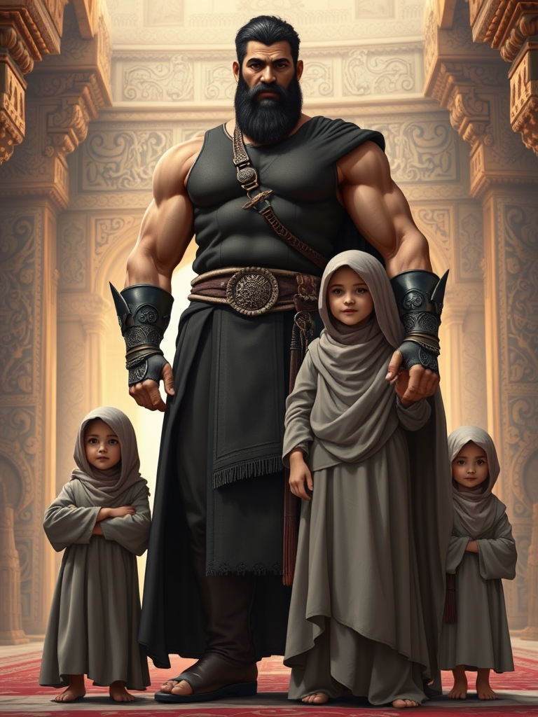 رستم با خانواده اش 4