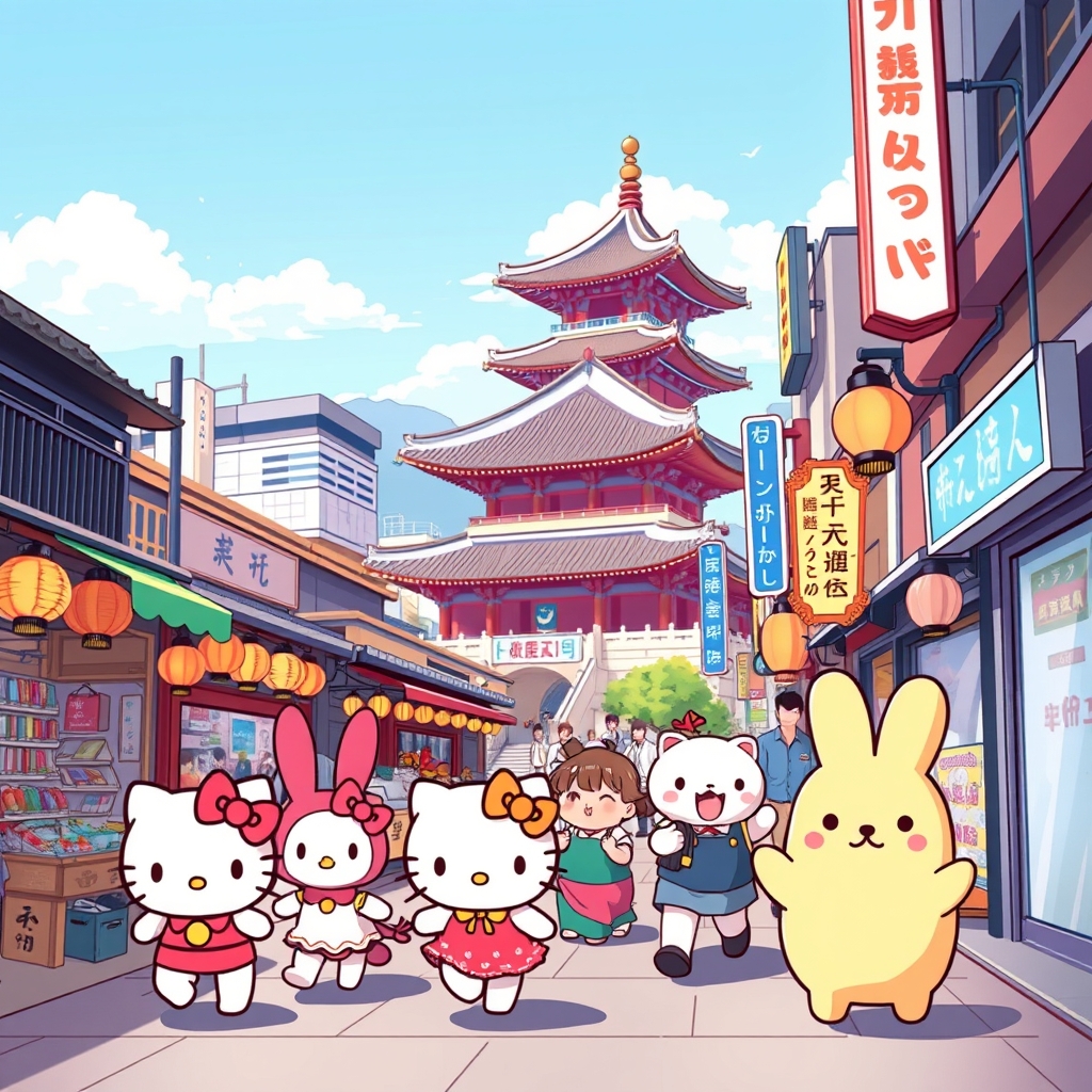 산리오 멤버들이 한국에 있었다면 어땠을까?2