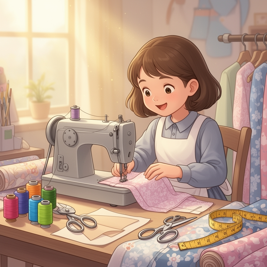دختری که عاشق خیاطی و خداس2