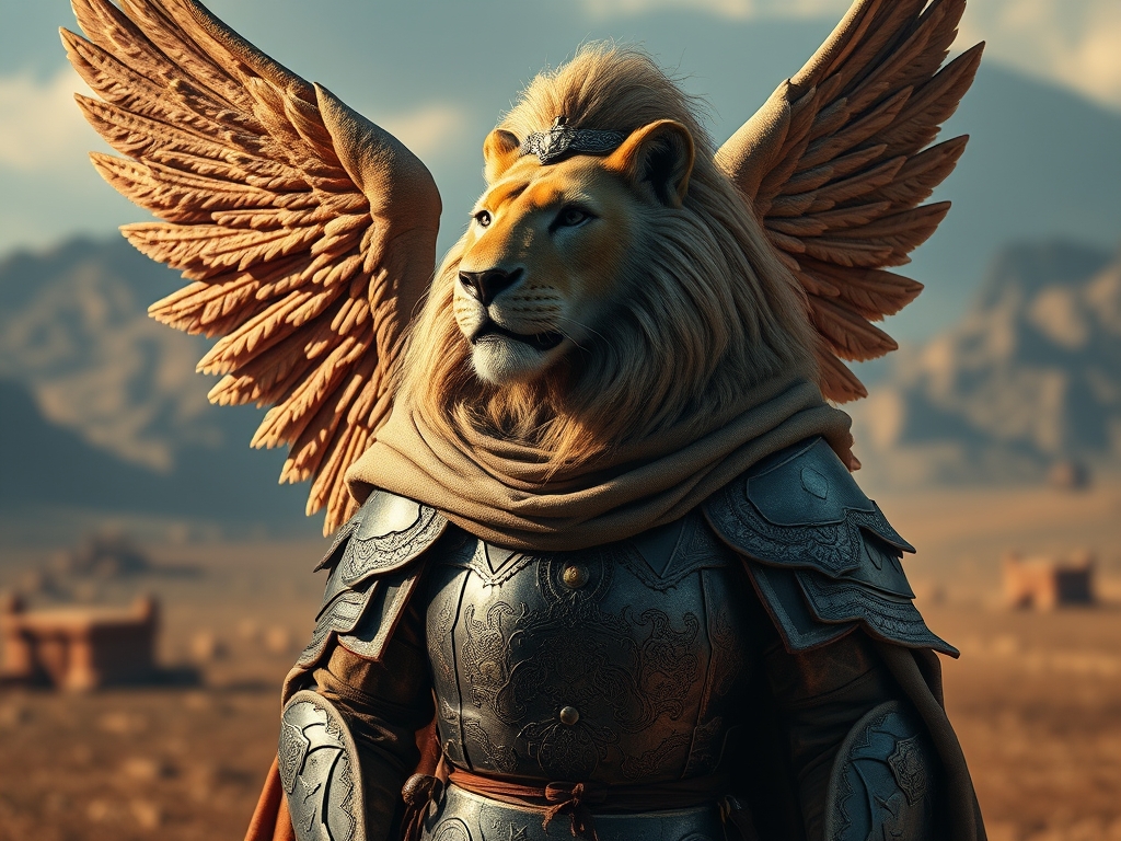 شیر بالدار شنلدار زرهی ایران باستان11