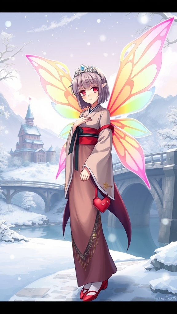 🧚🏻♀️🪽🌈👘🩷👑💎❄️🏞️🌁🏯5