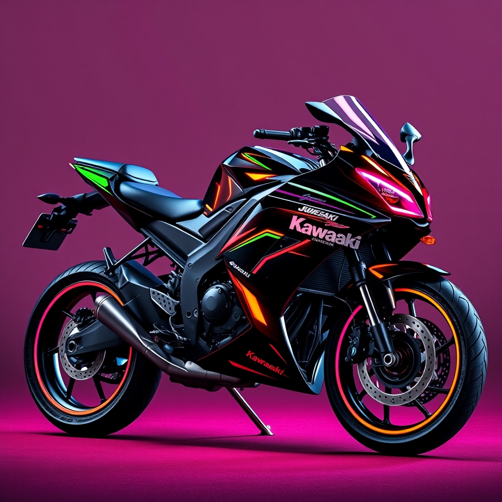 موتور کاوازاکی نینجا مشکی
1