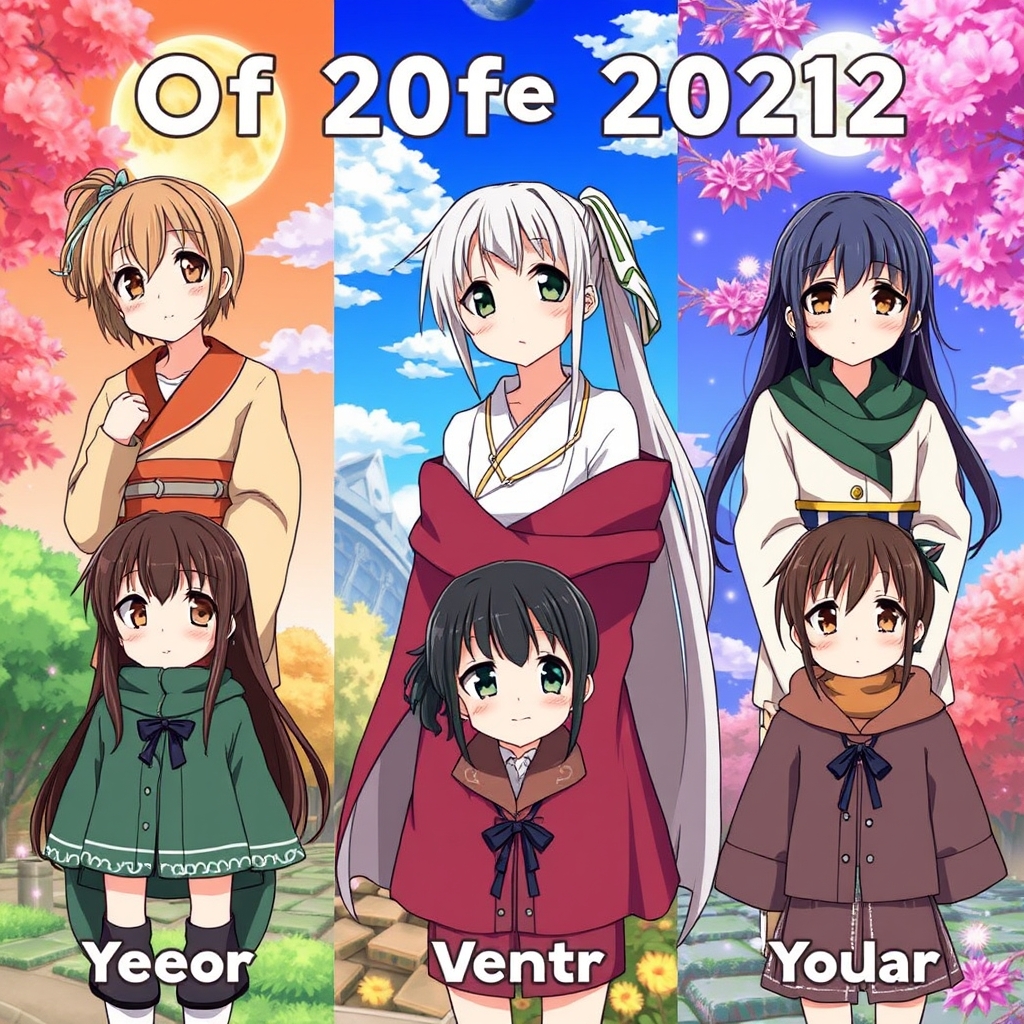 اگه ماه های سال انیمه بودن23