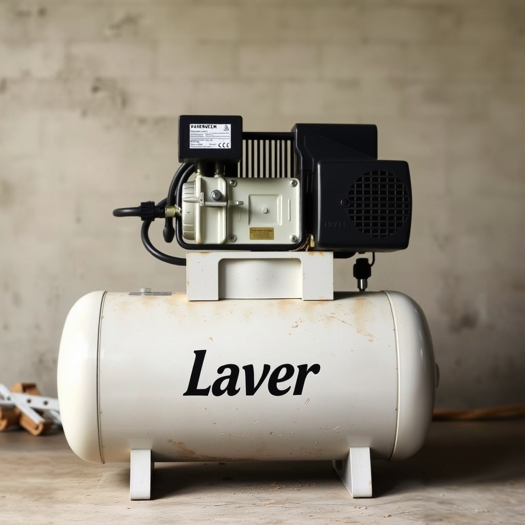 پمپ باد سایلنت اویل فری ، روی مخزن هم بنویس laver 4