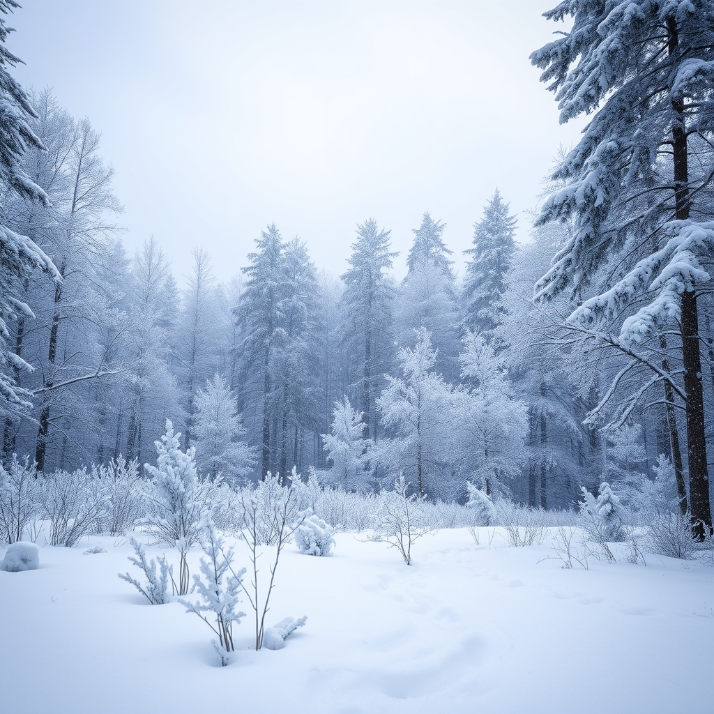 عکس از طبیعت زیبا در یک روز برفی13