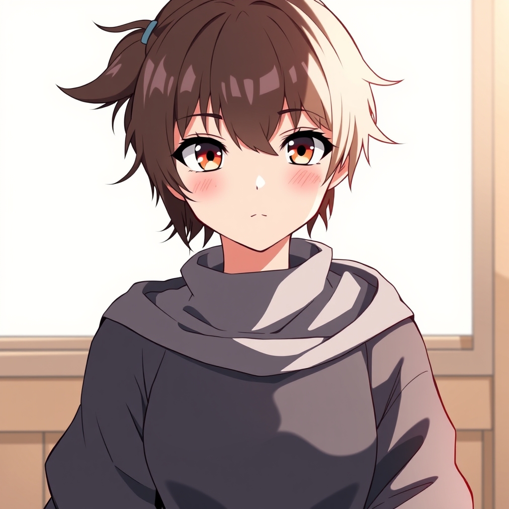 یک دختر جوان تامبوی که ظاهو و رفتار پسرونه دارند ولی 7