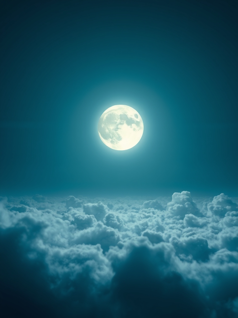 ماه در آسمان
و ابرهایی در اطراف اش 2