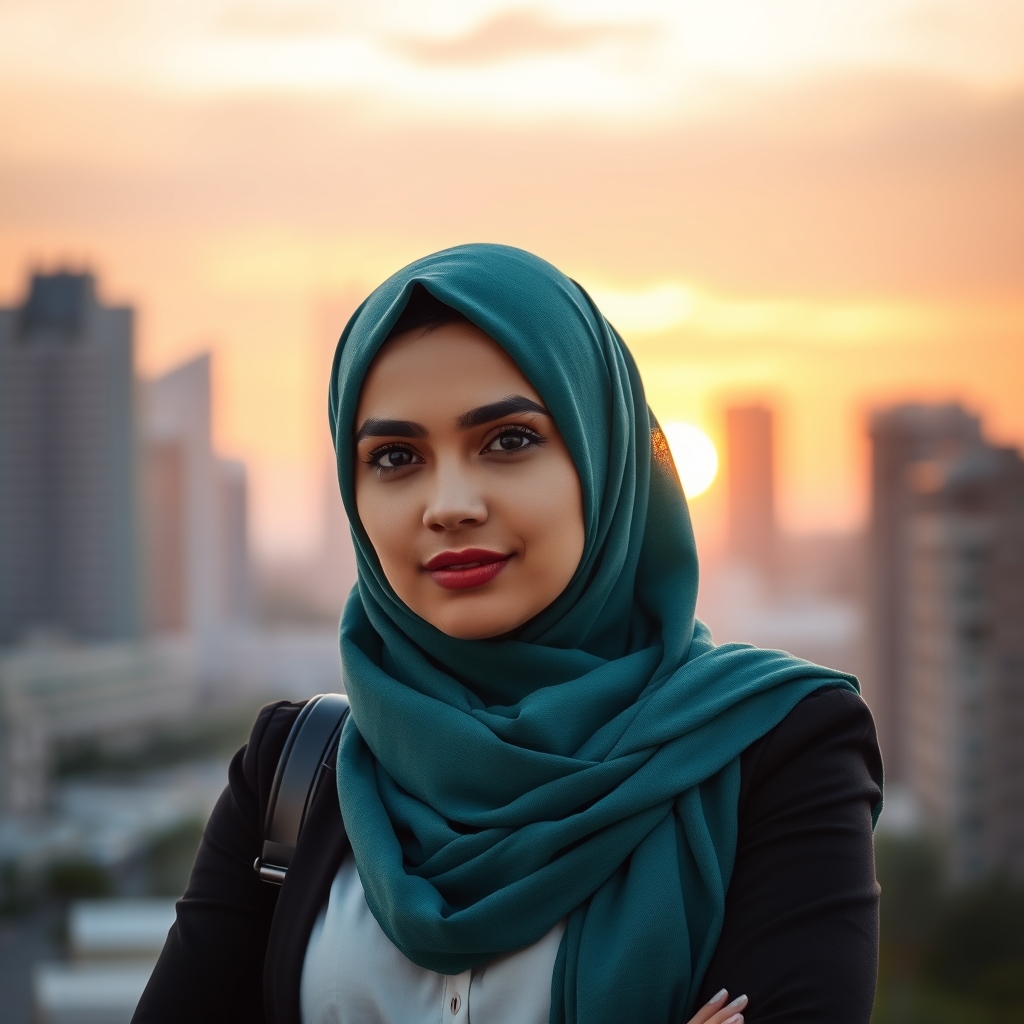 عکس باحجاب زن فعال رسانه ای0