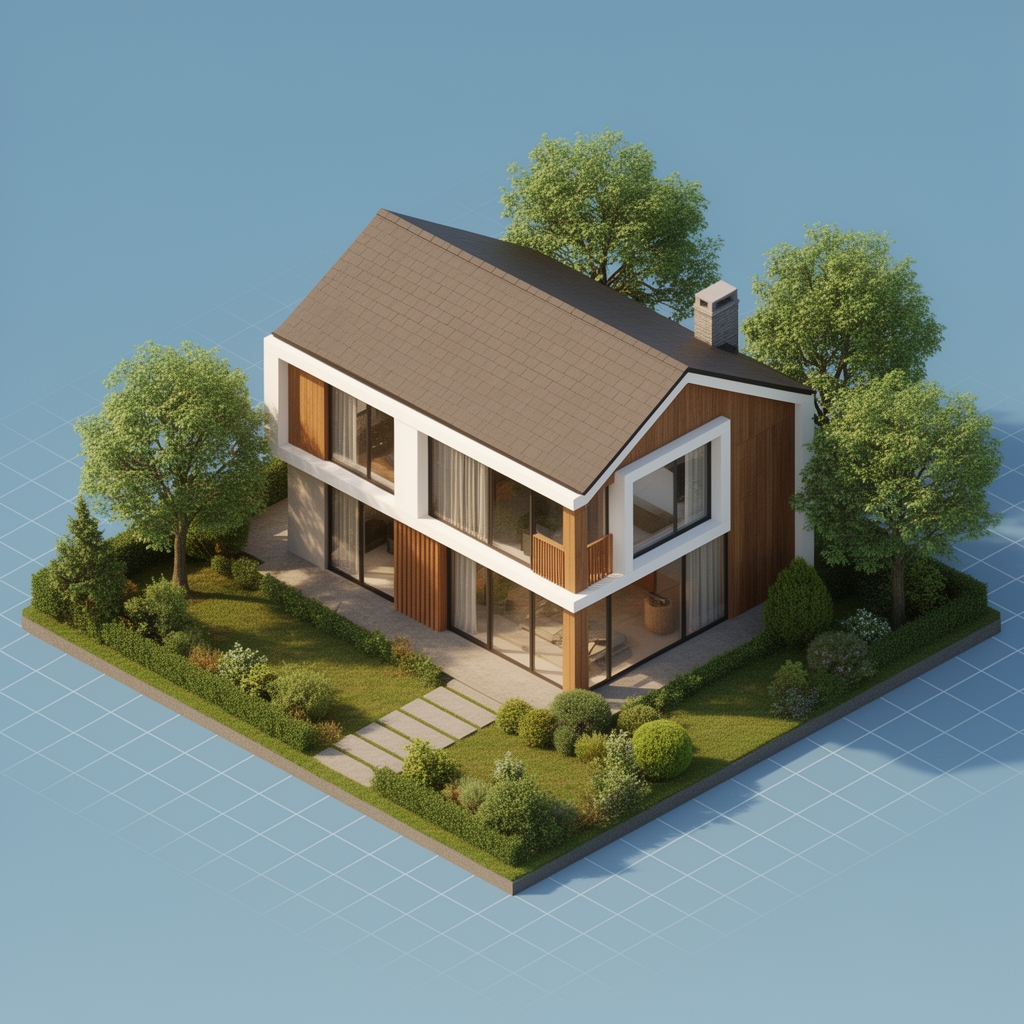 سبک ایزومتریک
خانهی خیلی زیبا4