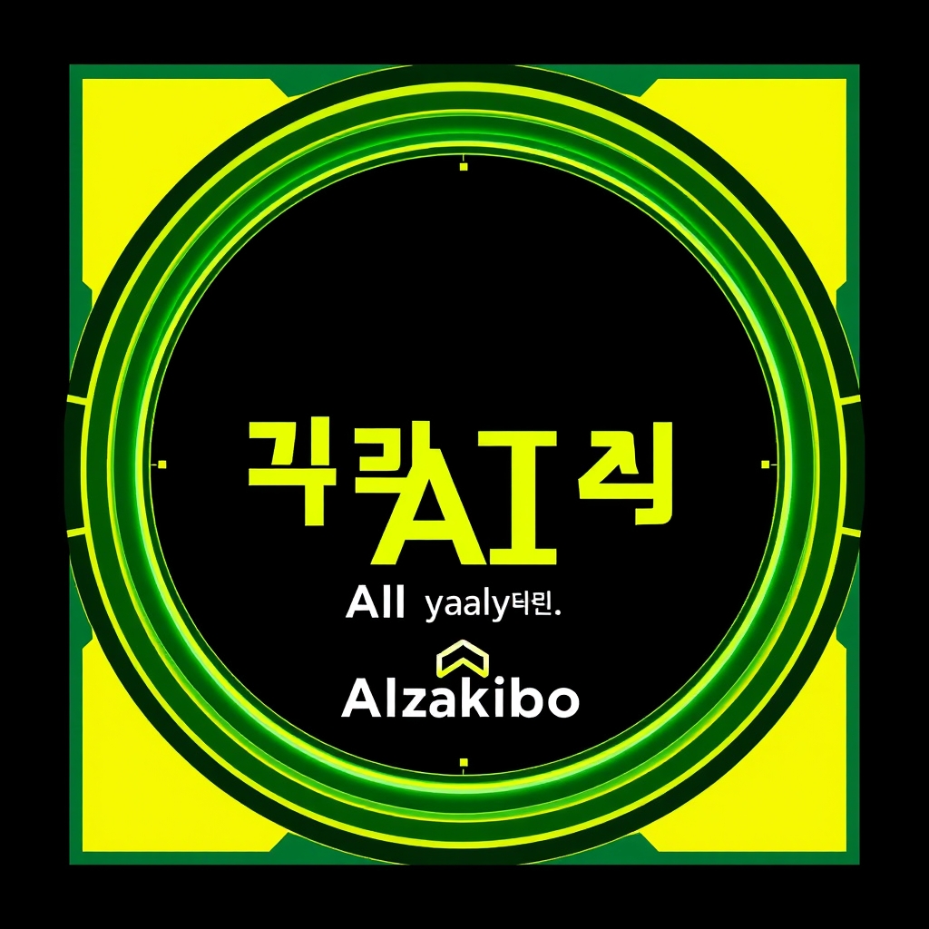 میخوام به صورت عکس بیرون بیاد تا من تو گالری ذخیره کنم و میخوام قالب دایره ای زرد یا سبز رنگ داشته باشه و رنگ های روشن تر و زنده تر داشته باشه و کلمه های: "هوش مصنوعی" "AI" "AI_akibo" با فونت های مناسب و رنگ خوانا باشه و رنگ و لوگو تصویر مفهوم هوش مصنوعی رو داشته باشه6