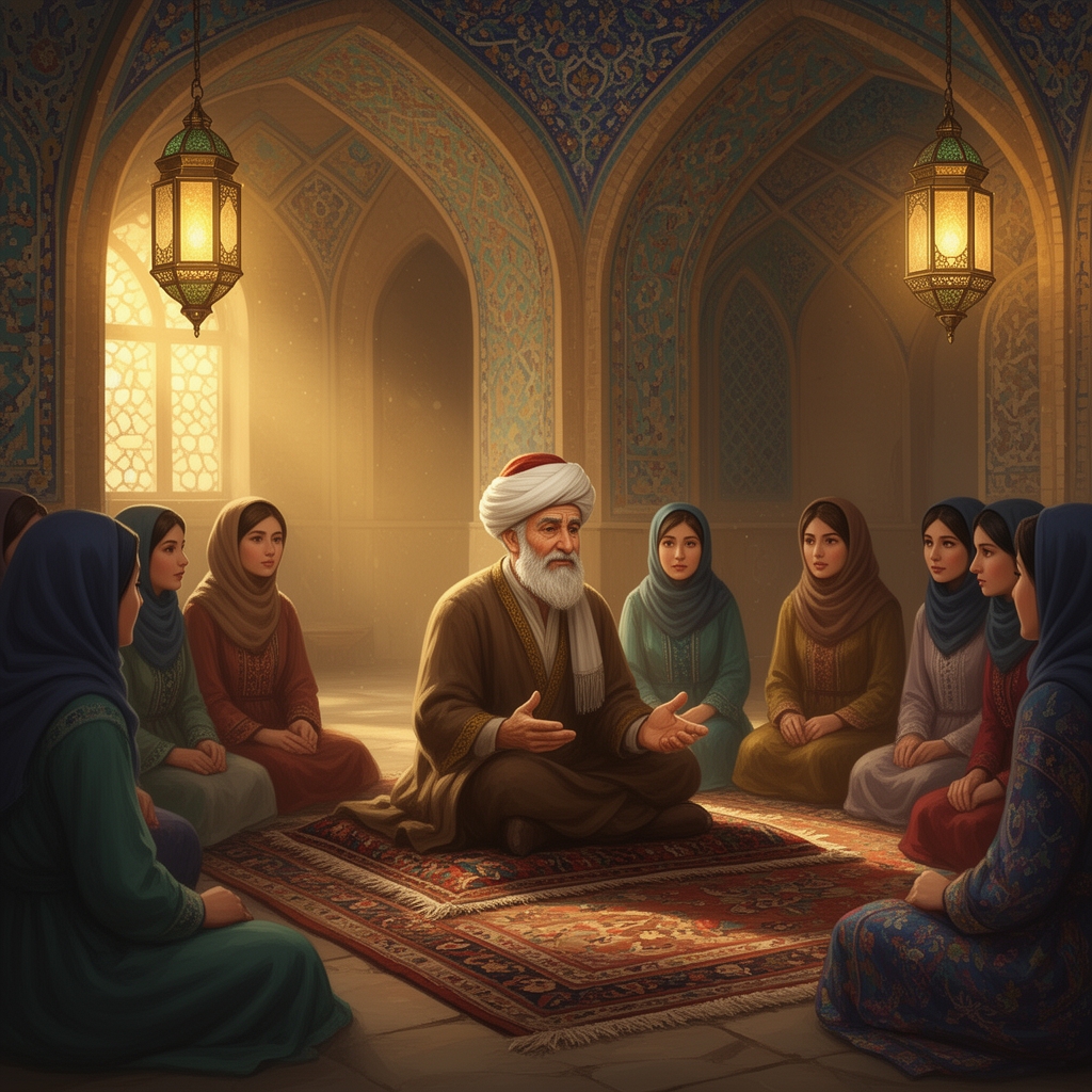 روایتگری حاج قاسم برای دختر خانم های باحجاب2