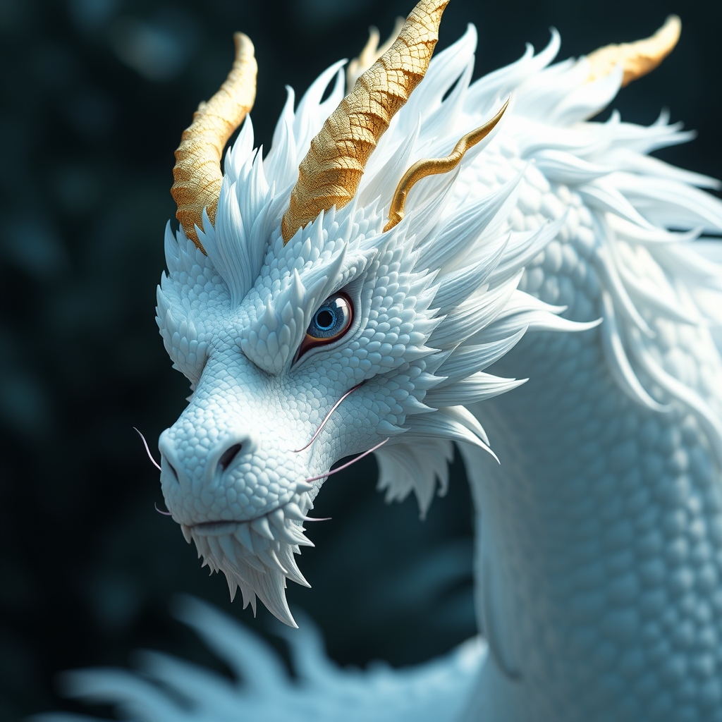 زیباترین اژدها سفید رنگ در جهان حتی در رویایی که شکوه خدا را داشته باشد که نظیر آن در دنیا نباشد که همه از شدت زیبایی به او سجده کنند و کمی خشمگین که با یالهای طلایی رنگ باشد و با چشمانی ابی و موهای آبی کمرنگ ببینیم رویای چیکار میکنه5