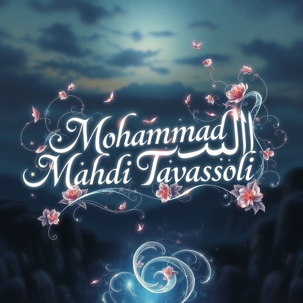 یک عکس زیبا که در آن نوشته باشد Mohammad Mahdi.Tavassoli4