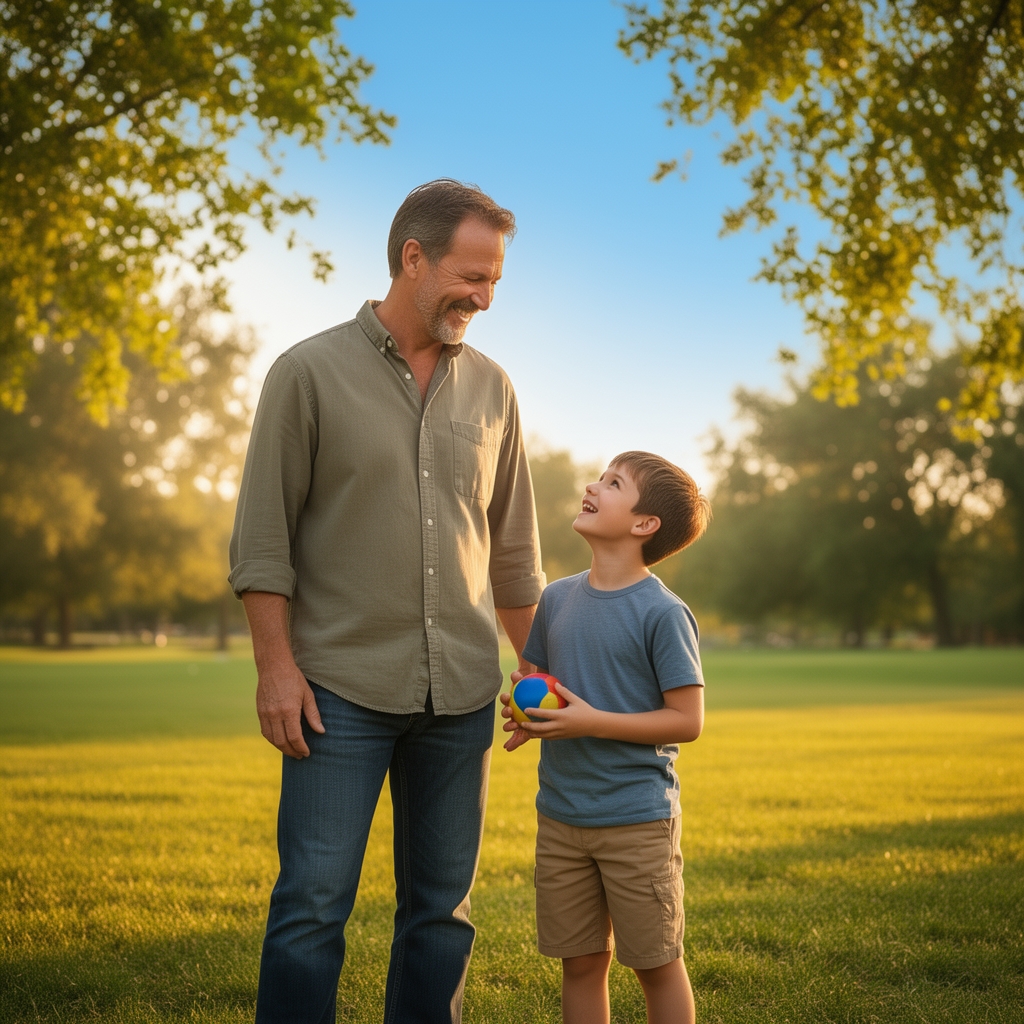 پدر ۴۰ساله وپسر ۵ساله 0