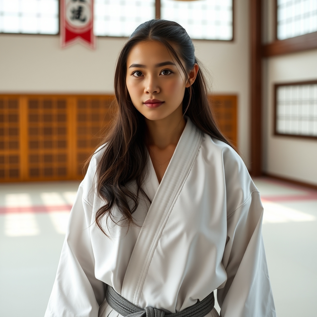 هیونجین با لباس کاراته2