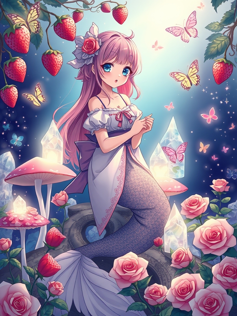 🍓🔮🍄👘🦋🧜🏻‍♀️🌹8