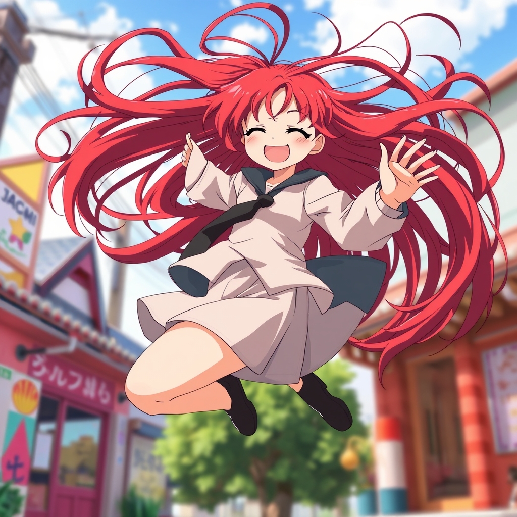 یعنی عکس از یه دختر ۱۸ ساله با موهای قرمز درخشان که سرشان سیاه است که توی هوا چرخ می زنند چشم هایش را بسته و می خندد و لباس شیکی پوشیده و پریده هوا5