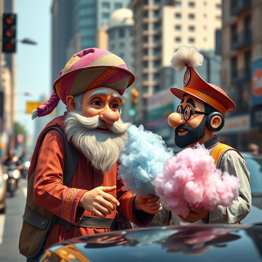 پشمک خان ریش بابا و ترافیک خان بوق بوق 2