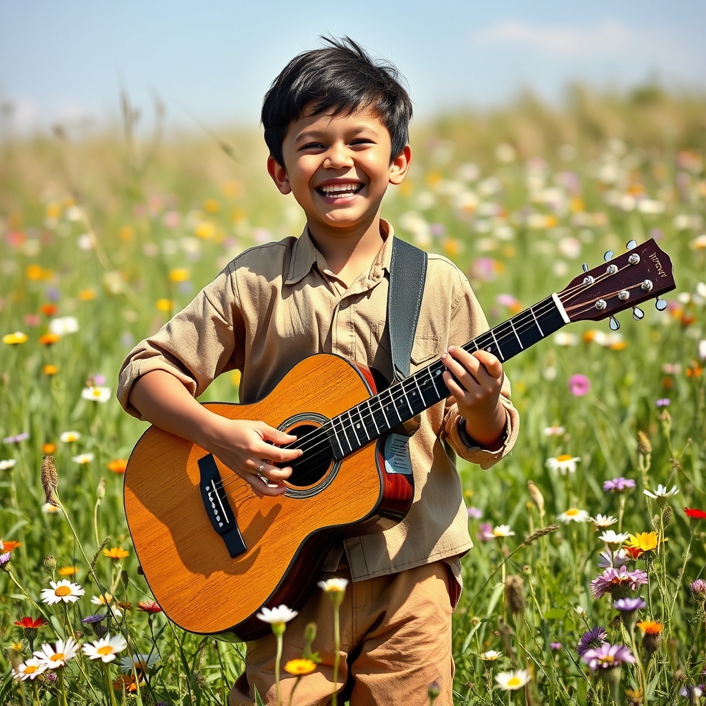 پسر بچه ای که اسمش طاها است و عاشق گیتار و وزندگی ای پر از نشاط و خرمی است
18