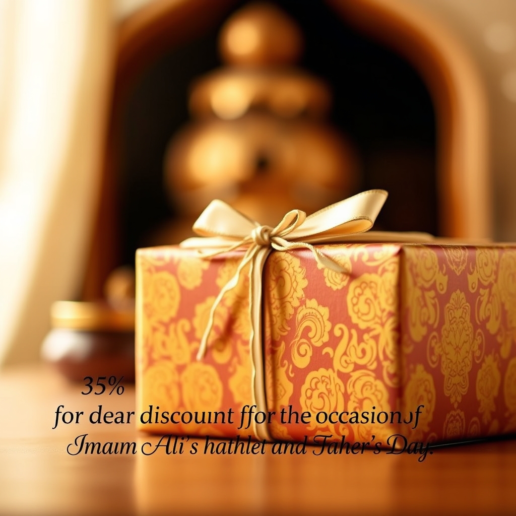 یه هدیه ویژه به مناسبت ولادت حضرت علی و مقام پدر تخفیف35درصدی برای شما پدران عزیز انجام میشود1