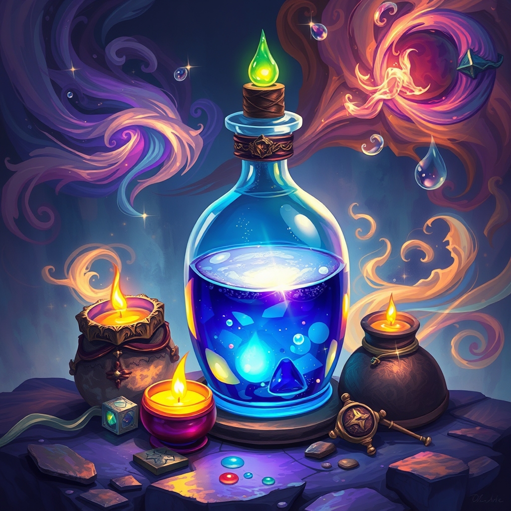 یک معجون جادویی که براق است و ......8