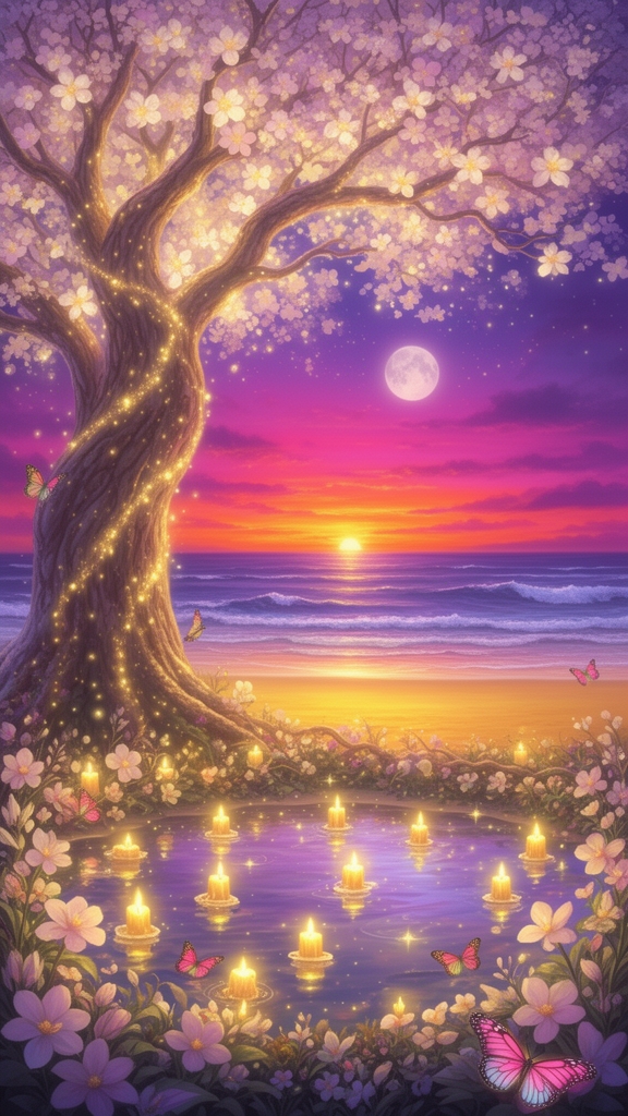 بهشت برکه عشق درخت زیبا شمع گل پروانه خوشگل قشنگ شب دریا موج دریا زیبا غروب دریا زیبا غروب ساحل غروبی3