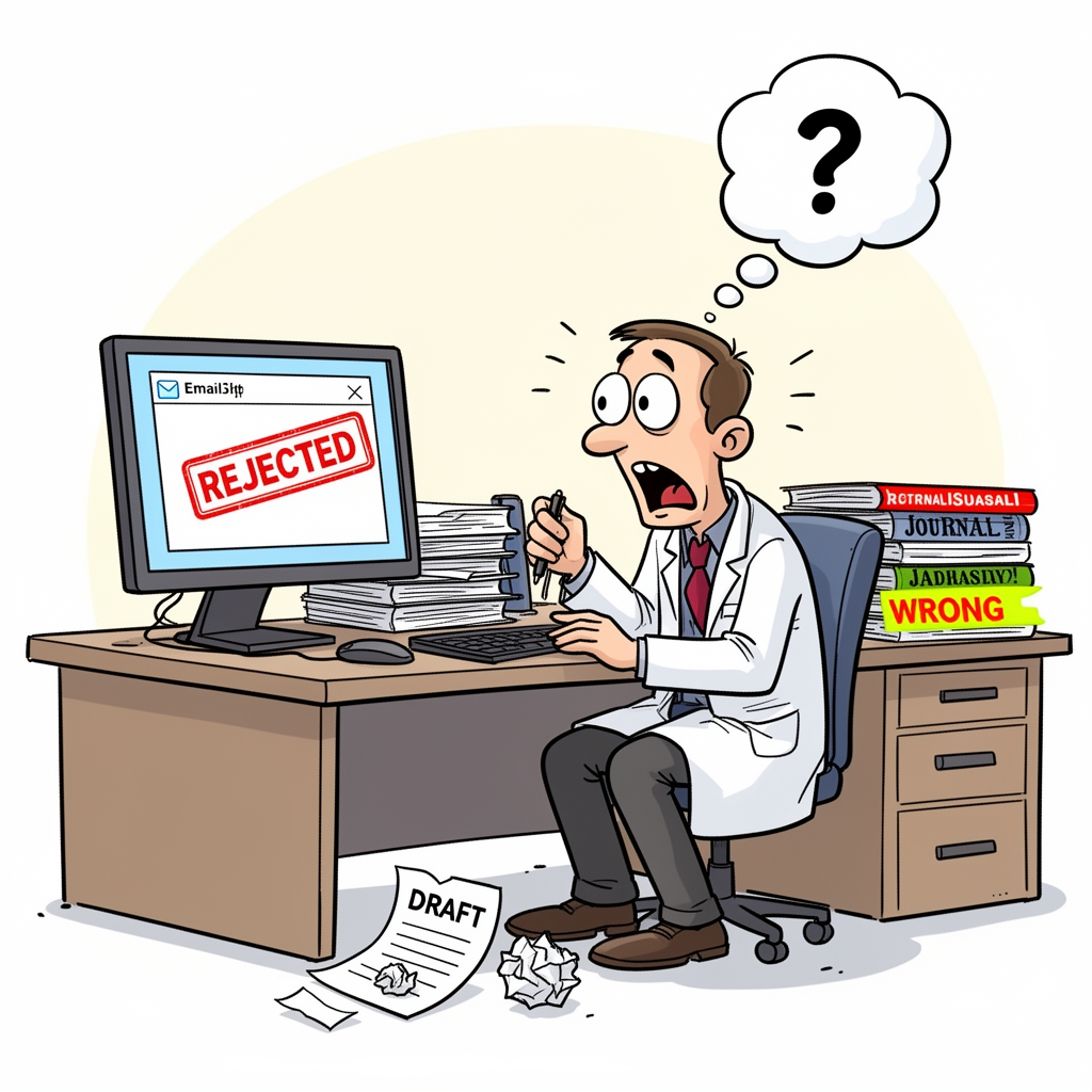 ریجکت مقاله و انتخاب ژورنال اشتباه، عکس کارتونی میخوام0