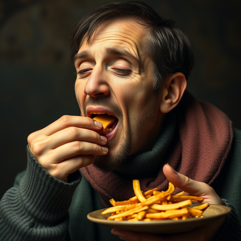 یک نفر داره طلا میخوره1